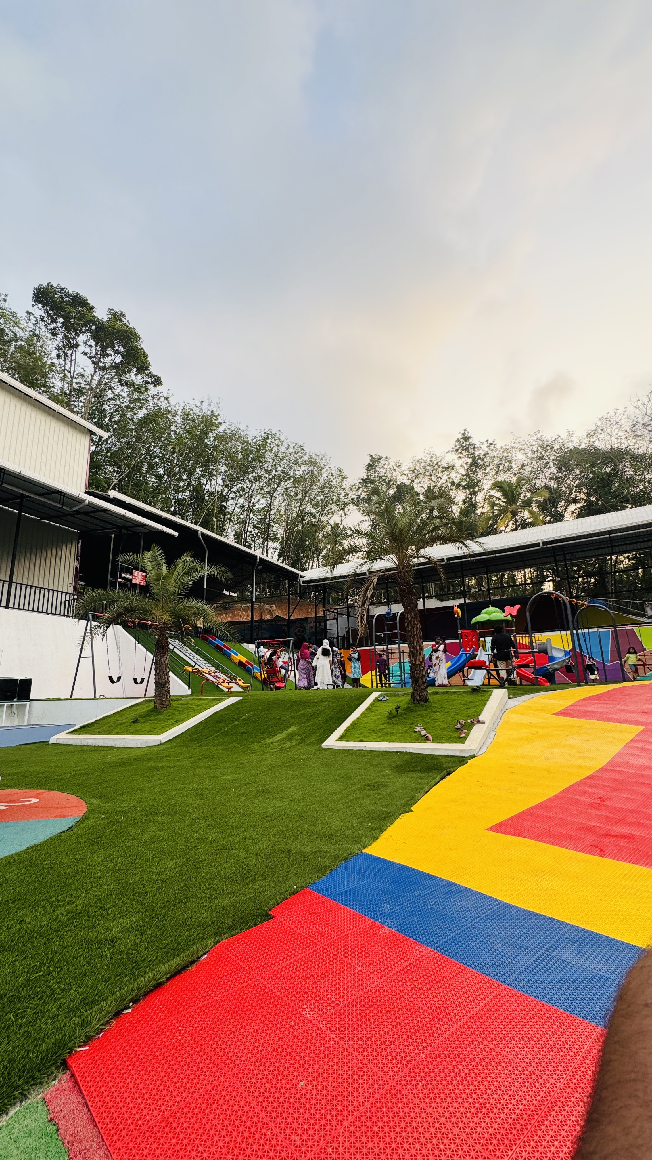 Children playing in a park
