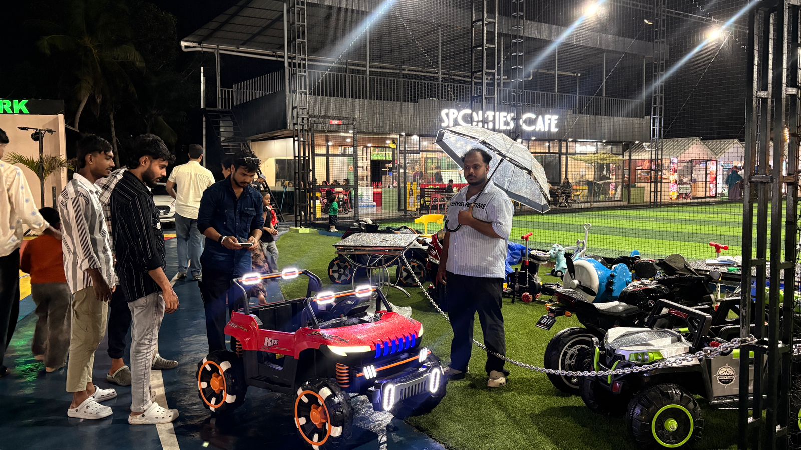 Children's toy cars and bikes